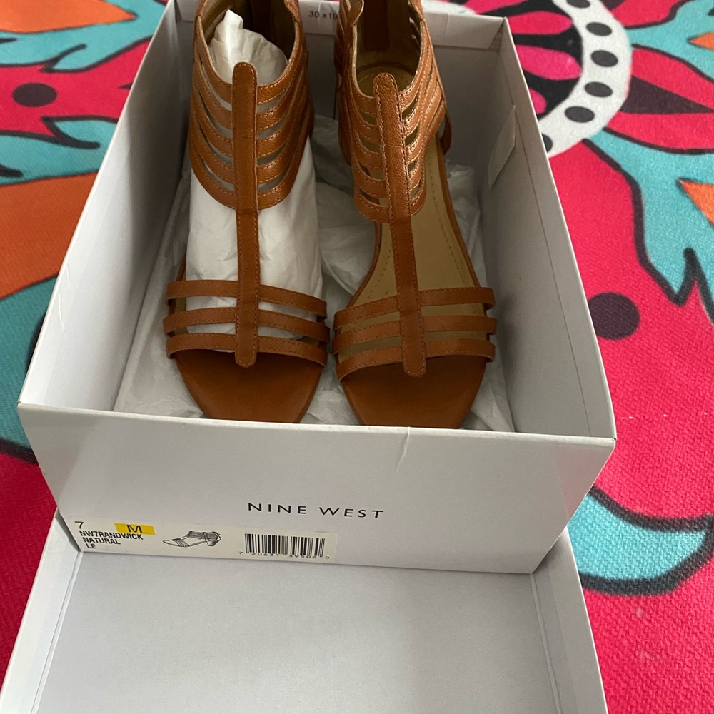 Scrappy Sandal.Size 7 2-1/2” heel.Like new in box